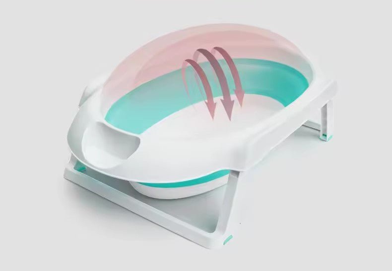 Baignoir bebe sur pied | Ergonomique Pliable - Mon Oasis Bébé