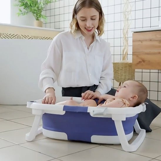 Baignoire bébé ergonomique | Sécurité - Mon Oasis Bébé