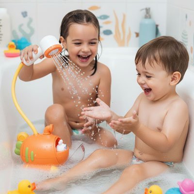 Jouet baignoire bebe | LudiBain Coloré - Mon Oasis Bébé