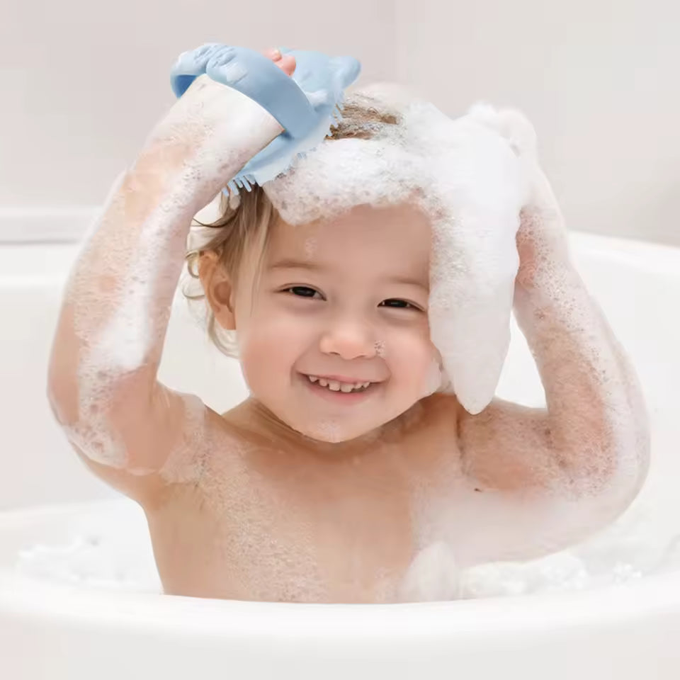 Brosse bain bebe | Oreilles d'Ours Anti-Croûtes