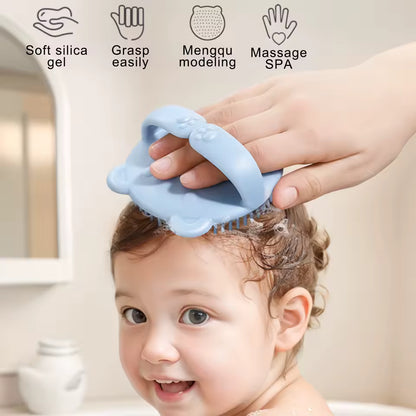 Brosse bain bebe | Oreilles d'Ours Anti-Croûtes