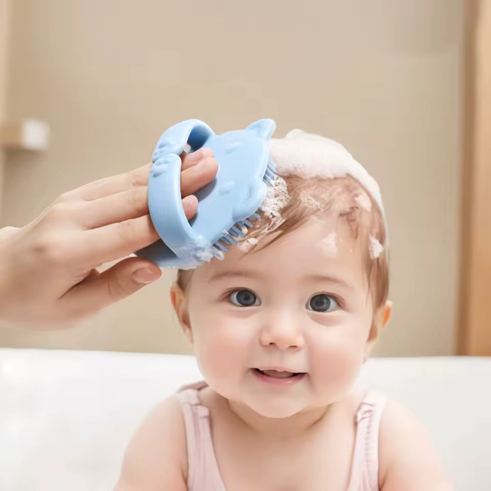 Brosse bain bebe | Oreilles d'Ours Anti-Croûtes