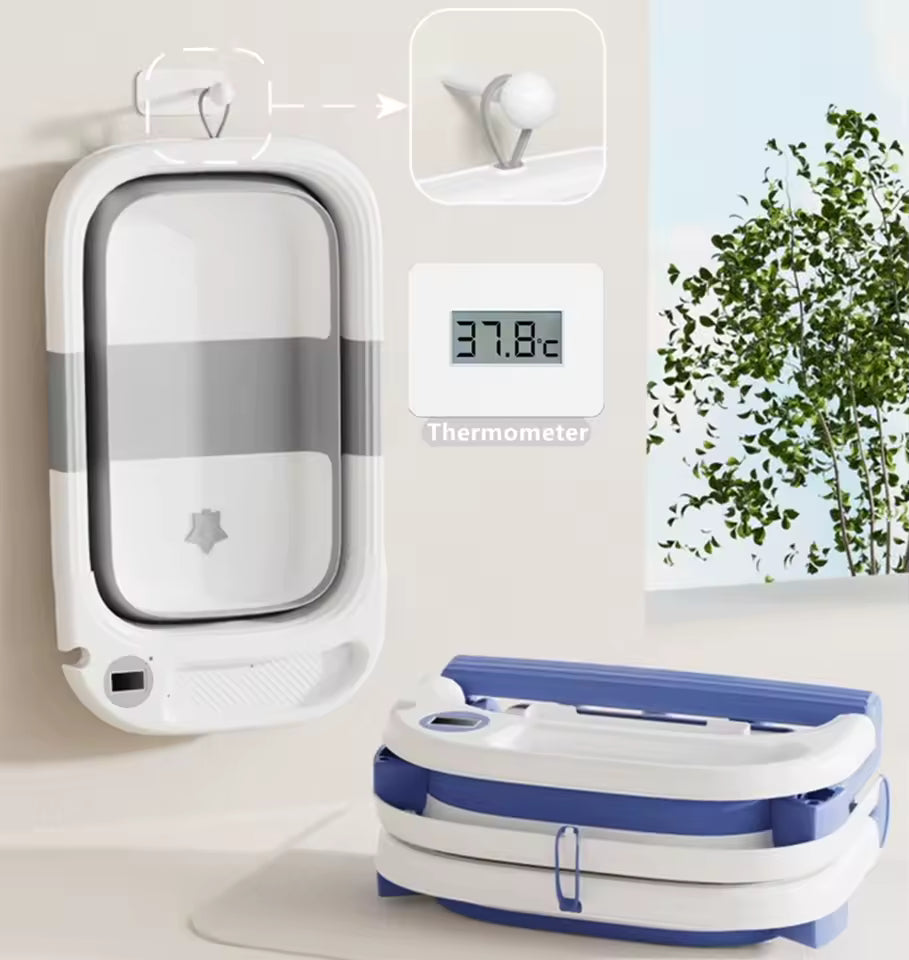 baignoire bebe bleu gris 