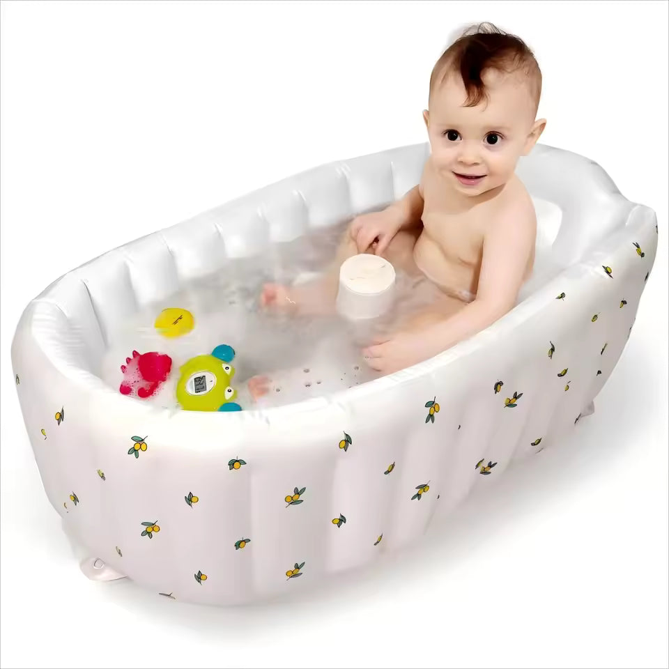 baignoire bebe gonflable blanc