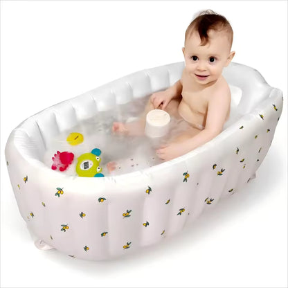 baignoire bebe gonflable blanc