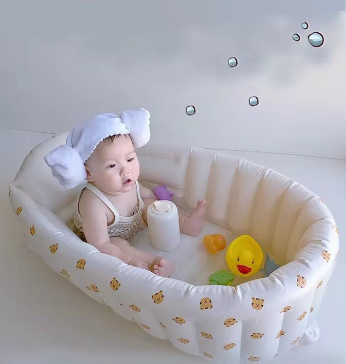 Baignoire bebe gonflable | Évolutive 0 - 5 ans - Mon Oasis Bébé