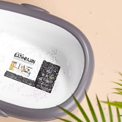 baignoire bebe gris materiau