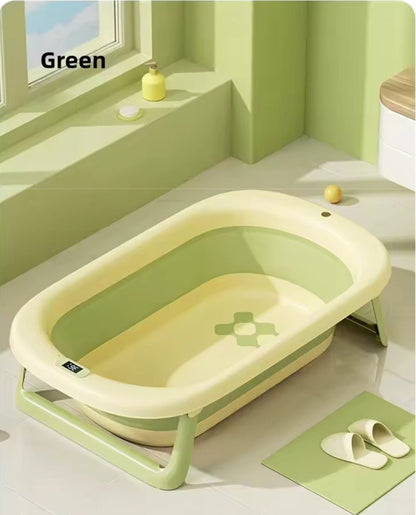 Baignoire bebe | Pliable avec indicateur de température - Mon Oasis Bébé