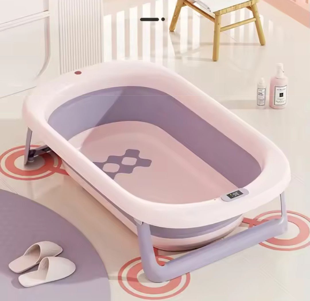 Baignoire bebe | Pliable avec indicateur de température - Mon Oasis Bébé