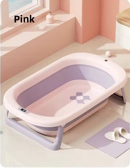 Baignoire bebe | Pliable avec indicateur de température - Mon Oasis Bébé