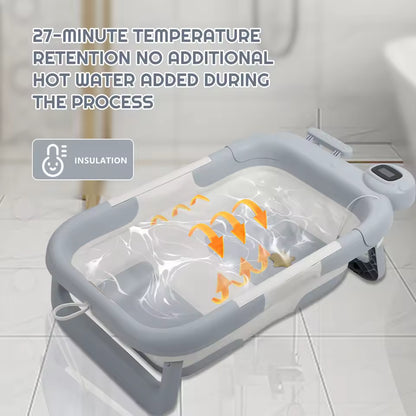 Baignoire bébé | Pliable avec capteur de température