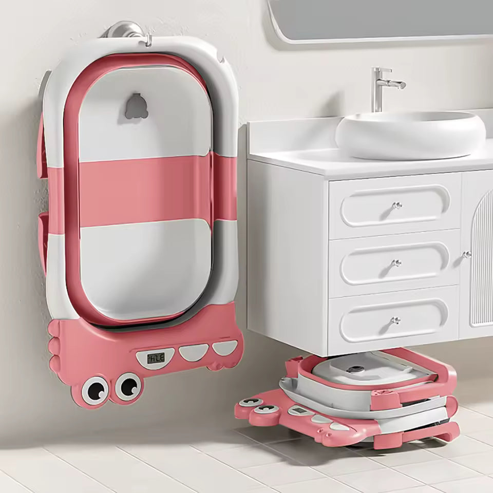baignoire bébé rose