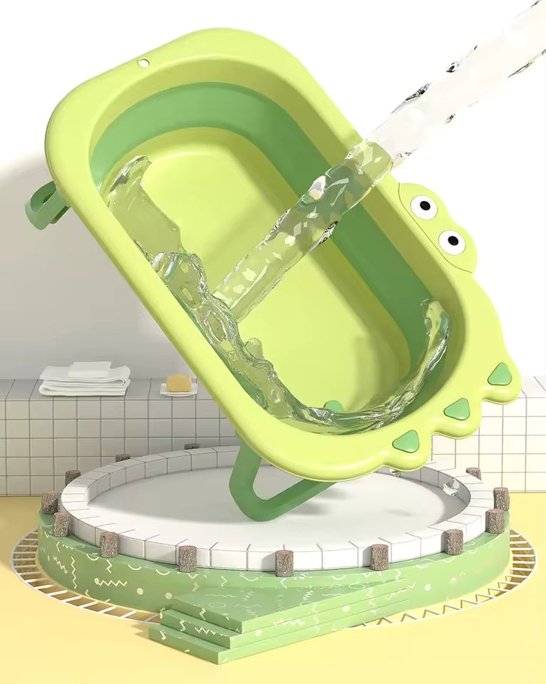 baignoire bebe vert eau 