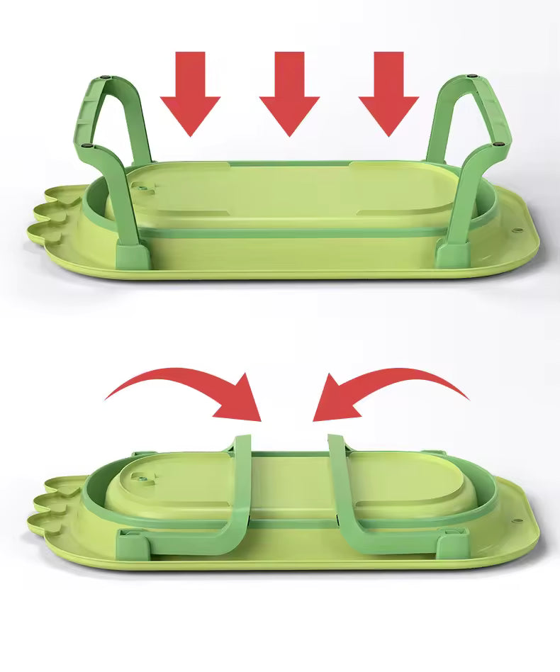 baignoire bebe vert pliable 