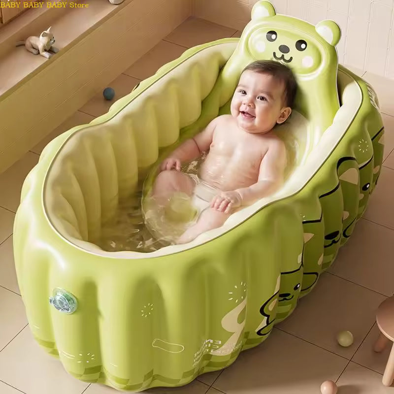 bebe allongé baignoire bebe gonflable 
