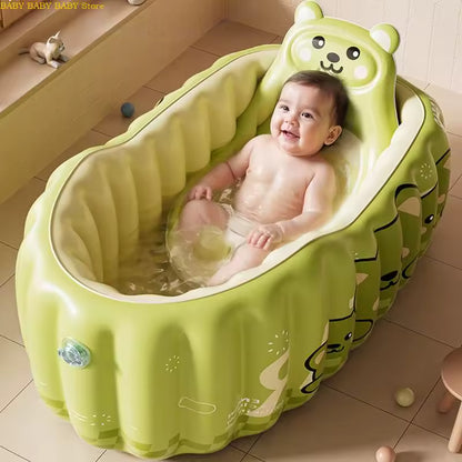 bebe allongé baignoire bebe gonflable 