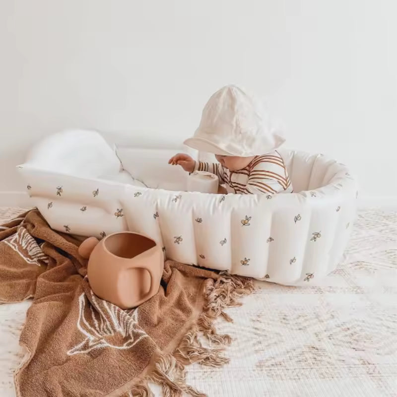 bebe flex baignoir bebe gonflable olive 