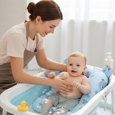 Coussin de baignoire pour bébé | Ultra - Confort Sécurisé - Mon Oasis Bébé