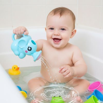 Jouet de bain pour bebe | Coloré Splash - Mon Oasis Bébé