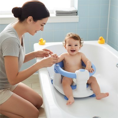 Siège de bain bébé | Ergonomique Antidérapant - Mon Oasis Bébé