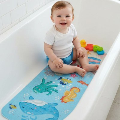 Tapis de bain bébé | Securisoft Antidérapant - Mon Oasis Bébé