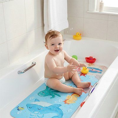 Tapis de bain bébé | Securisoft Antidérapant - Mon Oasis Bébé