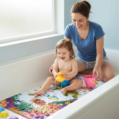 Tapis de bain pour bébé | Antidérapant - Mon Oasis Bébé